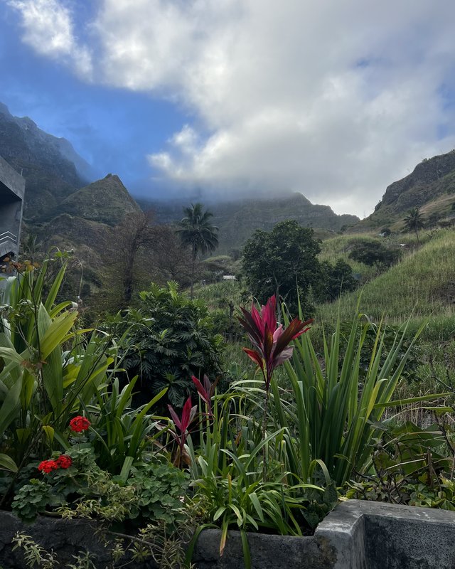 Mountainside scenery on the island of Santo Antão